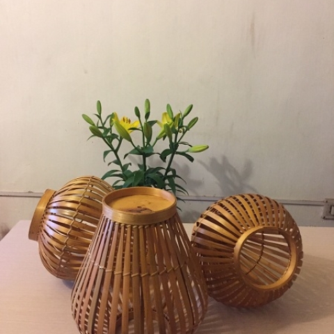 Đèn Mây Tre Hà Nội, Đen Mây Tre Treo Thả Trần